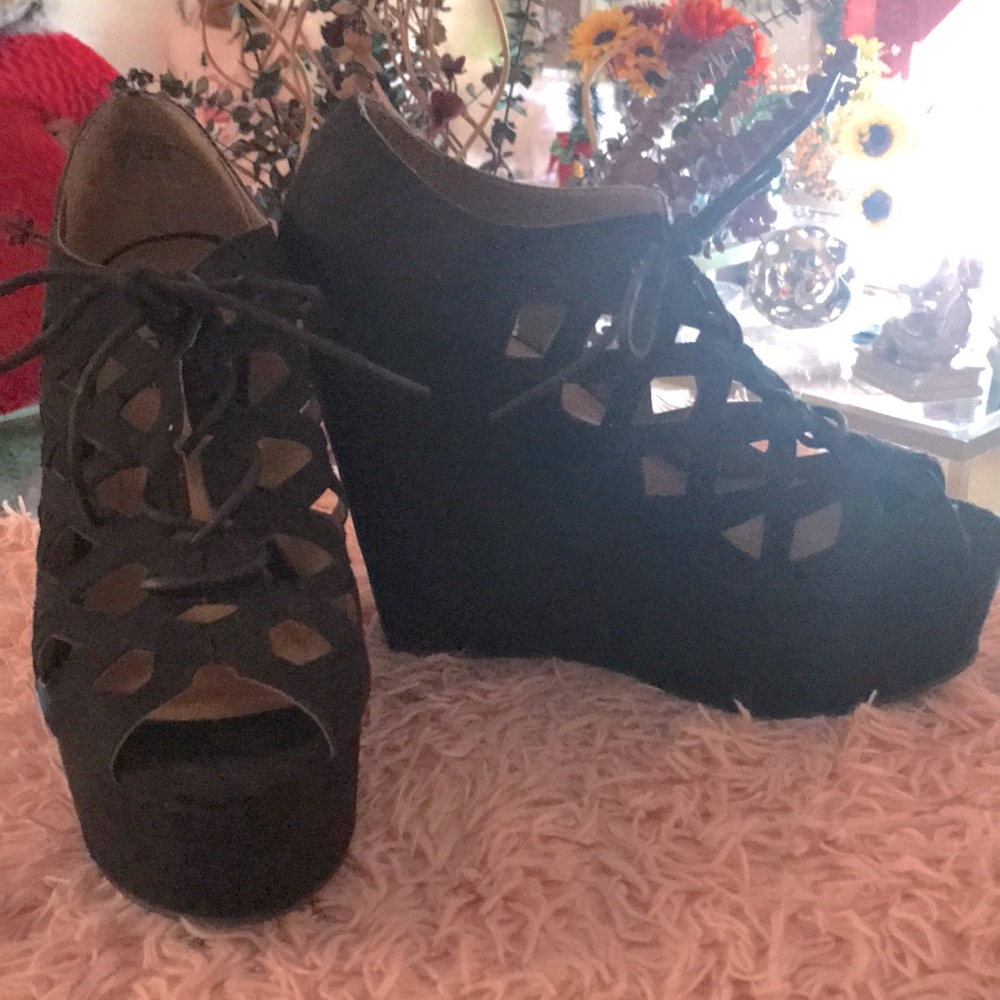 Black heels